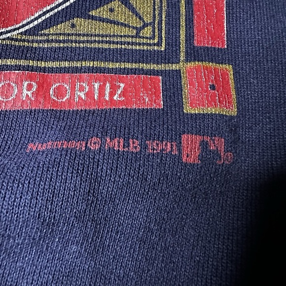 Vintage 1991 MLB Minnesota Twins ALCS Crewneck Sweatshirt Mens XL Nutmeg USA - Picture 7 of 8